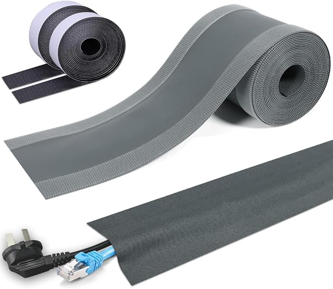 Floor Cable Covers - 10ft Oxford Fabric Cord Protector by Unknown