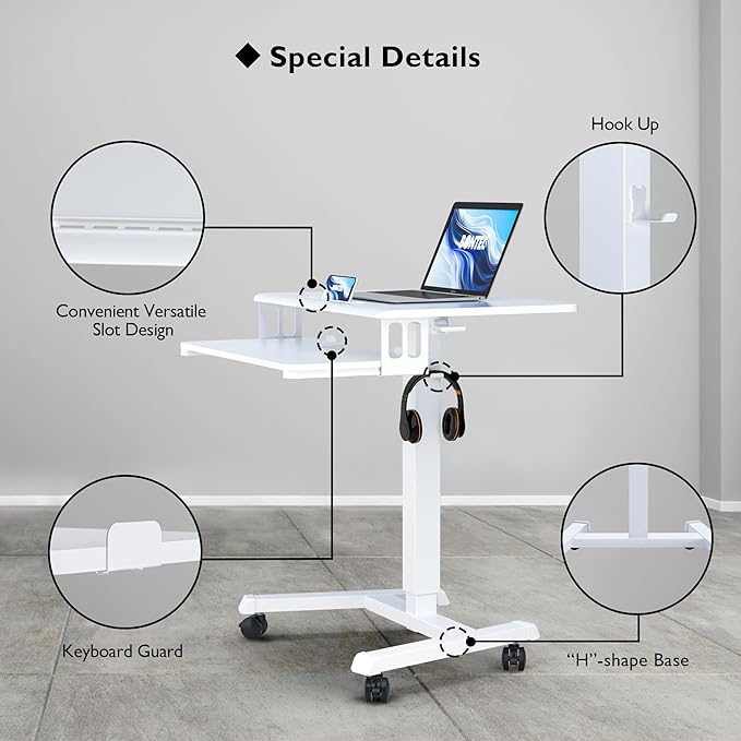 BONTEC Mobile Standing Desk - Image 5