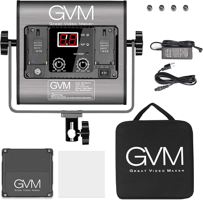 GVM Led Bi-Color Video Lights - Image 9