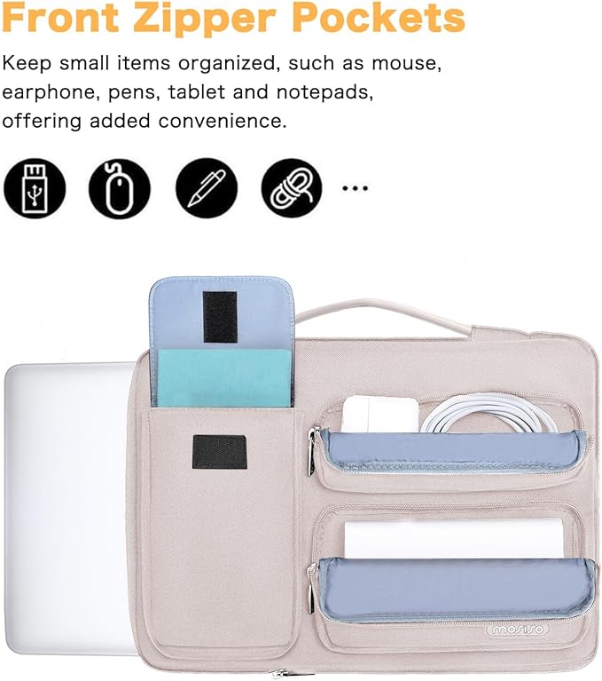 MOSISO 360 Protective Laptop Case 13.3 inch, 13-13.3 inch Laptop Sleeve - Image 2