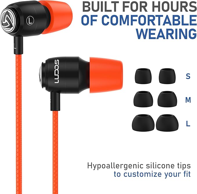 LUDOS Clamor Wired Earbuds in-Ear Headphones, 5 Years Warranty, Earphones - Image 6