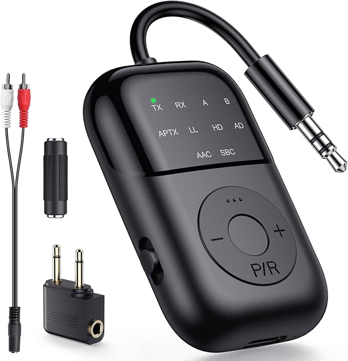 Bluetooth Transmitter Receiver, 2-in-1 Bluetooth 5.4 Adapter by CPTEA