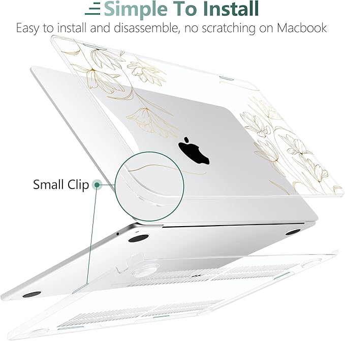 TWOLSKOO for M4 MacBook Air 13.6 inch Case 2025-2022 Release M4 A3240 M3 A3113 - Image 3