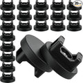 Yookeer 20 Pcs Magnetic Zip Tie Mount Base Black Magnetic Cable Clips Wire by Yookeer