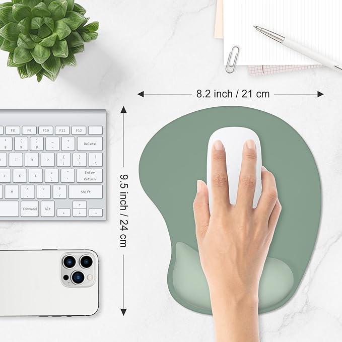 ITNRSIIET Ergonomic Mouse Pad, Cushioned Gel Wrist Rest, Non-Slip Base - Image 6