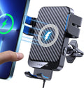 Wireless Car Charger, MOKPR 15W Fast Charging Auto-Clamping Phone Mount Air by MOKPR