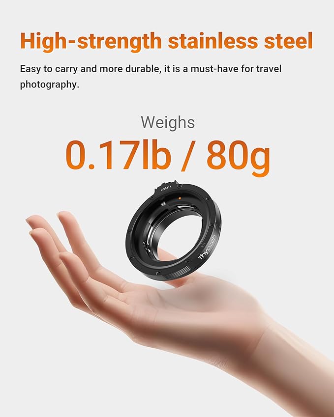 Thypoch M-E Lens Mount Adapter Auto-Lock, Compatible - Image 3