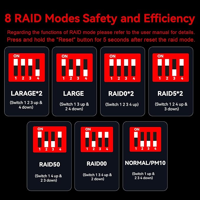 8 Bay Hard Drive RAID Enclosure - Image 5