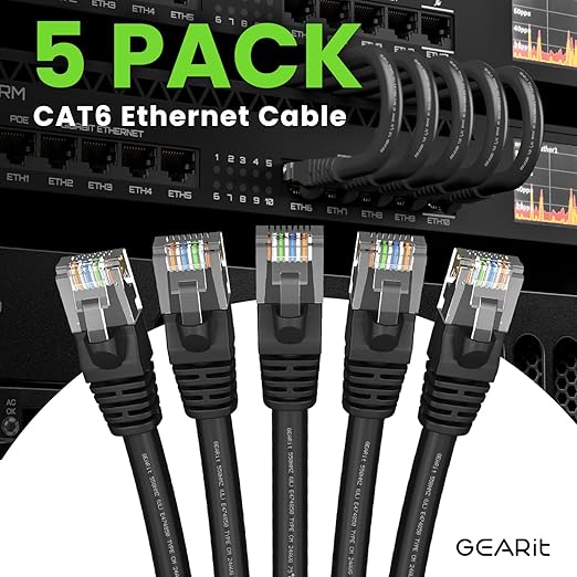 GearIT Cat 6 Ethernet Cable Pack - Image 2