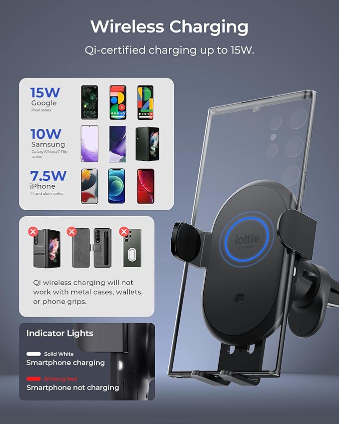 iOttie Auto Sense 2 Air Vent Car Phone Holder - Image 3