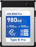 High Speed 980GB CFexpress Type B Memory Card 1900MB/s Read & 1500MB/s Write by DAJINGYU