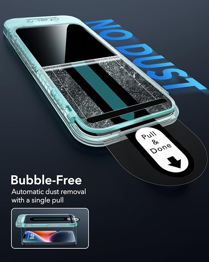 ESR 3 Pack for iPhone 13 Pro Max/iPhone 14 Plus Privacy Screen Protector - Image 5