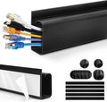 Cable Management Under Desk 31.5in J Channel, ZhiYo Cord Organizer by ZhiYo