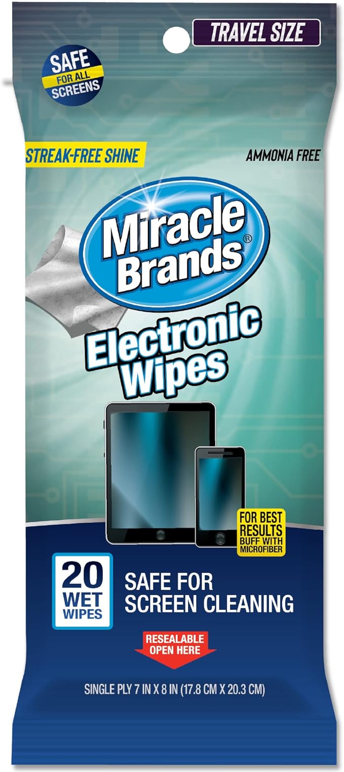 MiracleWipes for Electronics Cleaning by Miracle+Brands