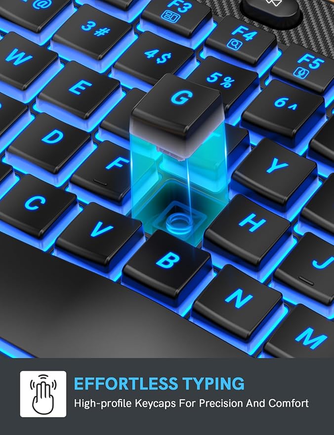 SABLUTE Ergonomic Wireless Keyboard and Mouse Combo - Image 7