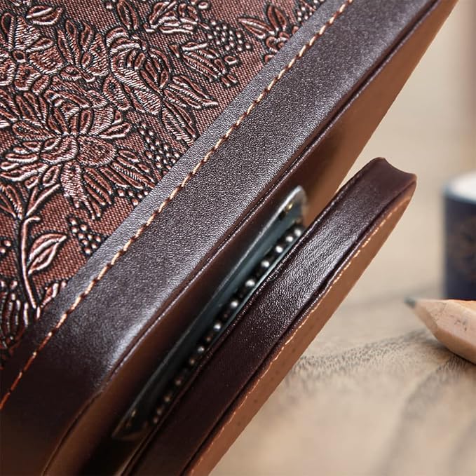 Fanousy 360° Rotating Remote Control Holder, PU Leather TV Remote Caddy - Image 5