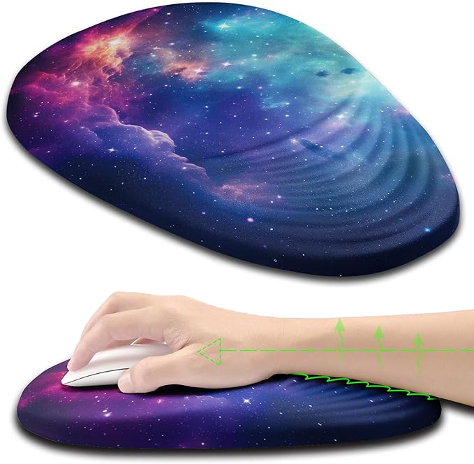 Ergonomic Mouse Pad Wrist Support, Mouse Pad by Armanza