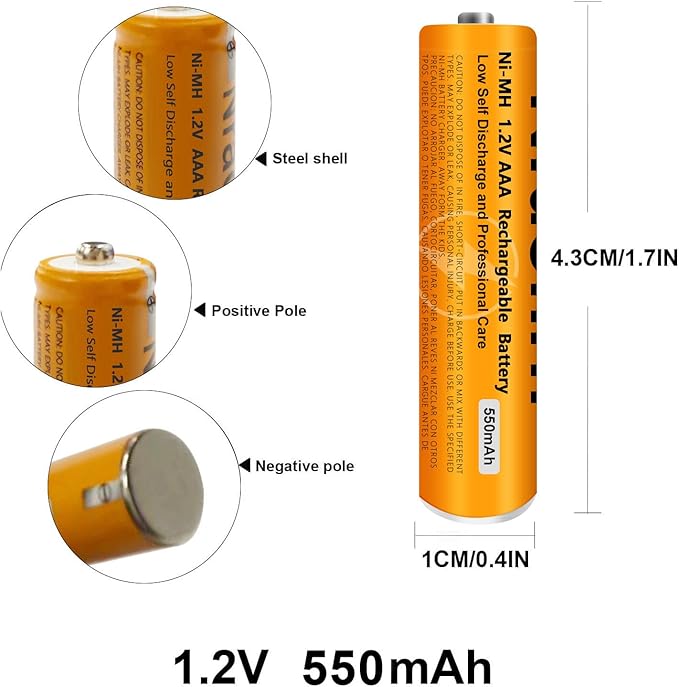 8 Pack NI-MH AAA Rechargeable Battery - Image 8