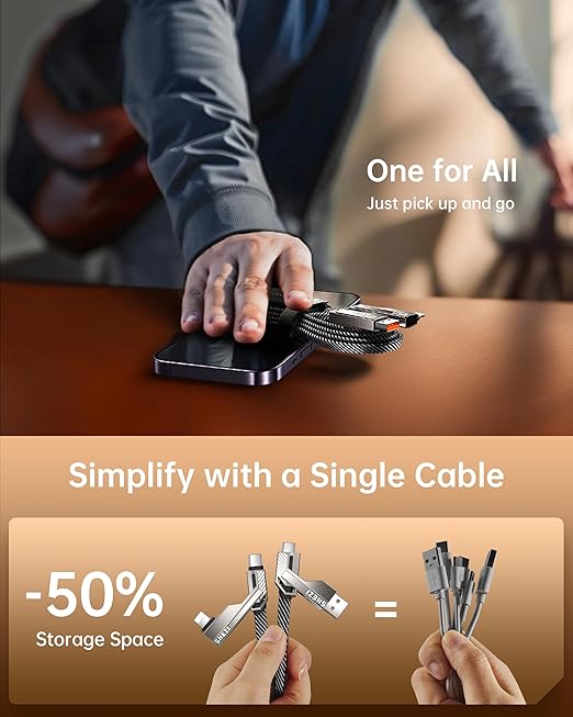 SHEZI 4-in-1 USB C Cable 10FT Compatible - Image 7