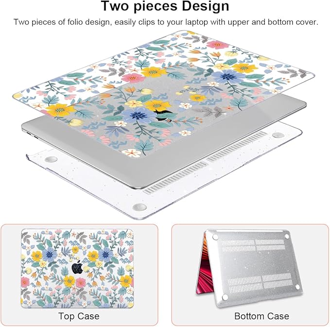 Compatible with MacBook Air 13 Inch M1 Case 2021 2020 2019 2018 Release A2337 - Image 3