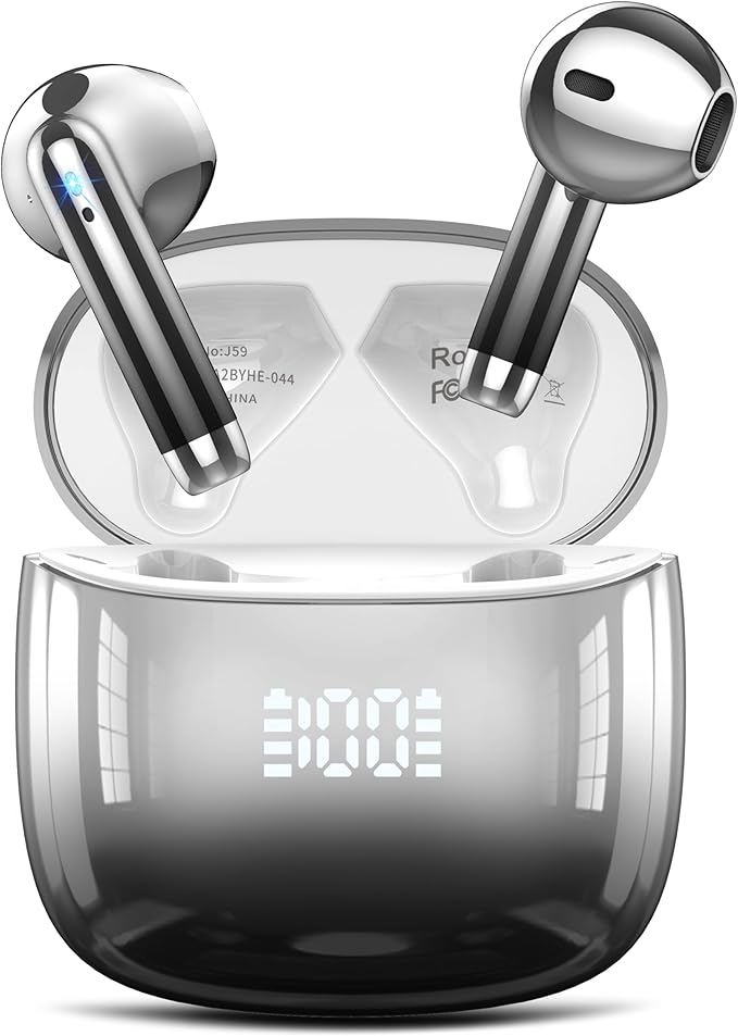 Wireless Earbuds, IPX7 Waterproof Bluetooth 5.4 Earphones in-Ear Earbuds by DUCOCUB