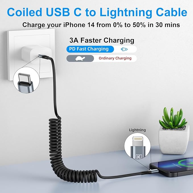 USB C to Lightning Cable - Image 2