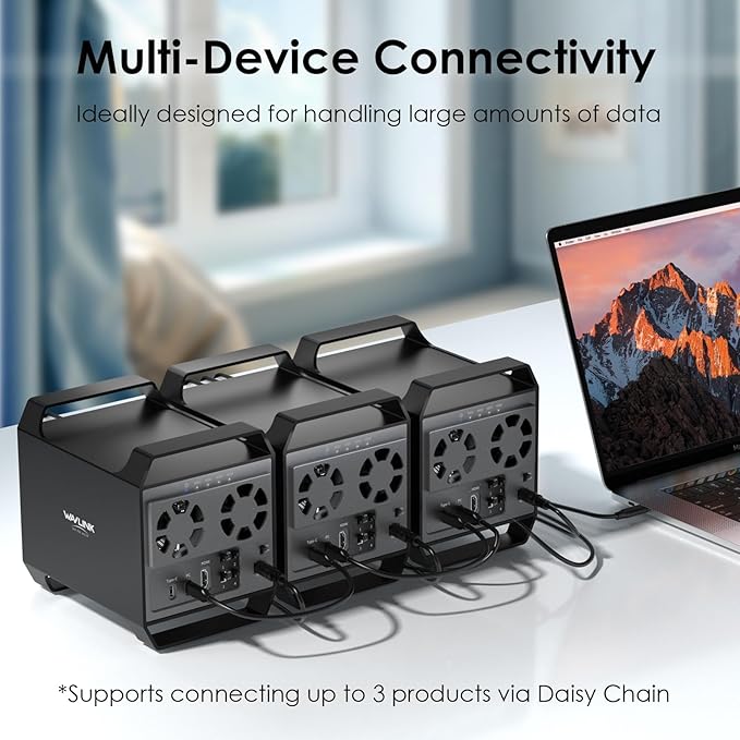 WAVLINK 4-Bay Hard Drive Enclosure - Image 6