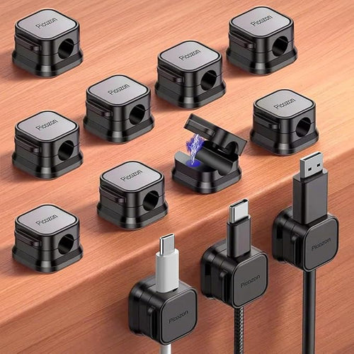 12 Pack Magnetic Cable Clip Organizer Cord Holder, Picozon Adhesive Cable by Picozon