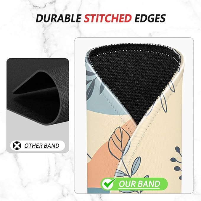 ITNRSIIET Mouse Pad Non-Slip Rubber Base Smooth Surface Stitched Edges - Image 5