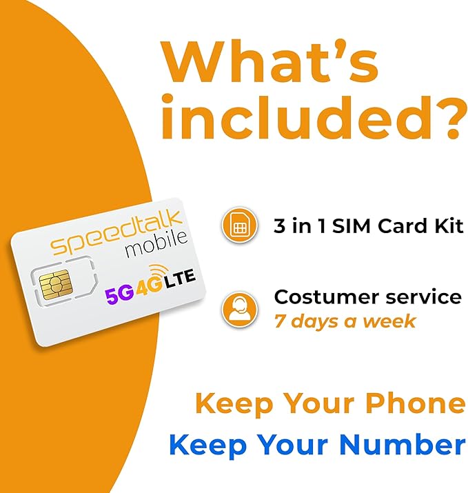 SpeedTalk Mobile Prepaid SIM Card Kit - Image 7