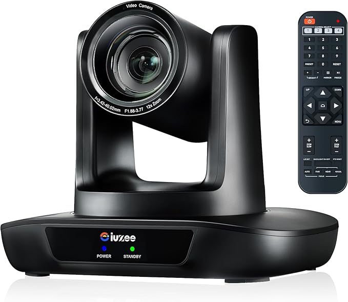 PTZ Camera 4K Conference Room Camera USB3.0/HDMI Live Streaming 12X Optical by iuZee-US