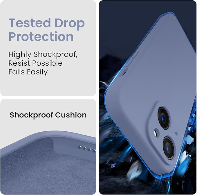 FireNova Designed for iPhone 15 Plus Case, Silicone Case with, Soft - Image 4