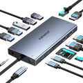 USB C Docking Station Dual Monitor by ABIWAZY