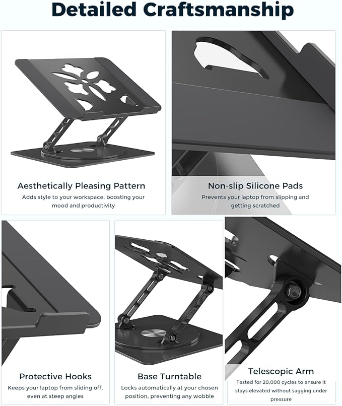 Adjustable Laptop Stand for Desk - Image 7