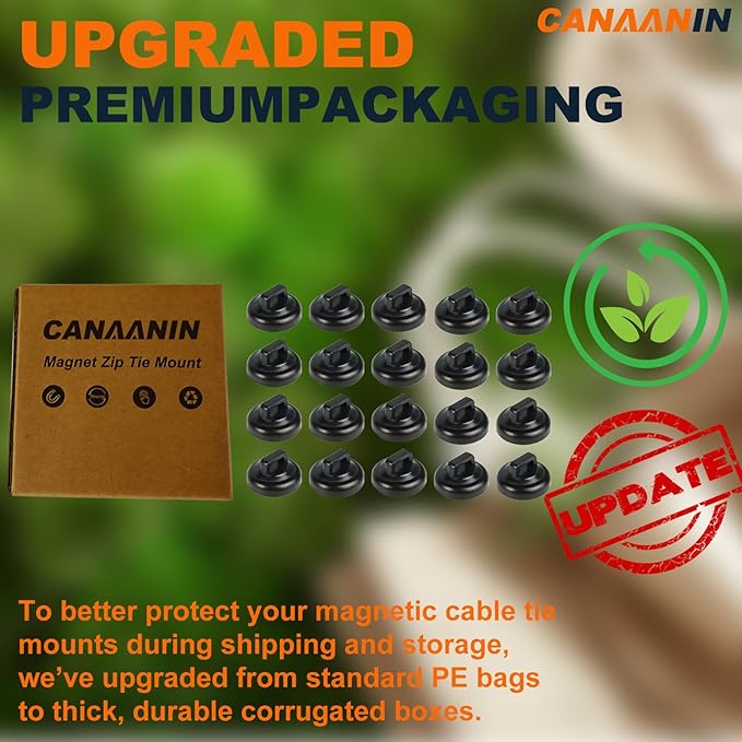 Magnet Zip Tie Mount Magnetic Zip Ties Mount Clips Base Holder Strong - Image 9