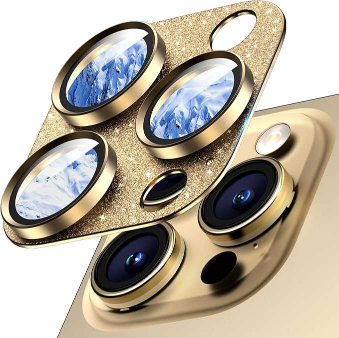 Camera Lens Protector for iPhone 16 Pro Max/16 Pro/15 Pro Max/15 Pro/14 Pro by WumigooProducts