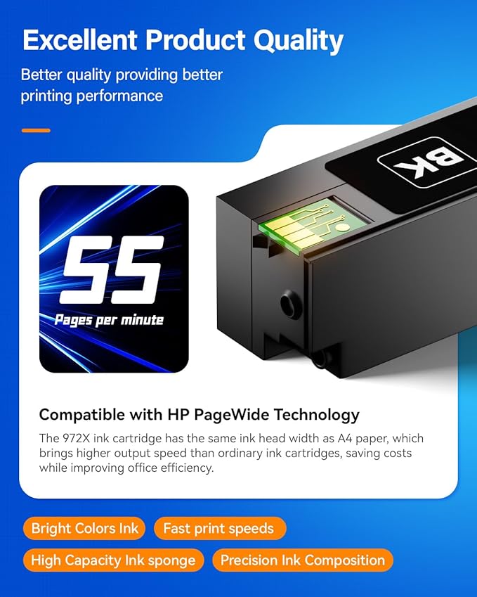 972X Ink Cartridges High Yield 4-Pack - Image 3