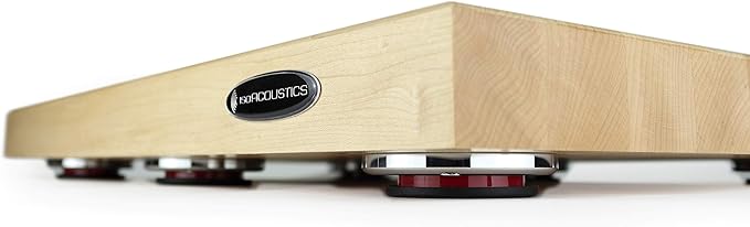 IsoAcoustics Delos Turntable Isolation Butcher Block Series: 2216M1 Maple by IsoAcoustics
