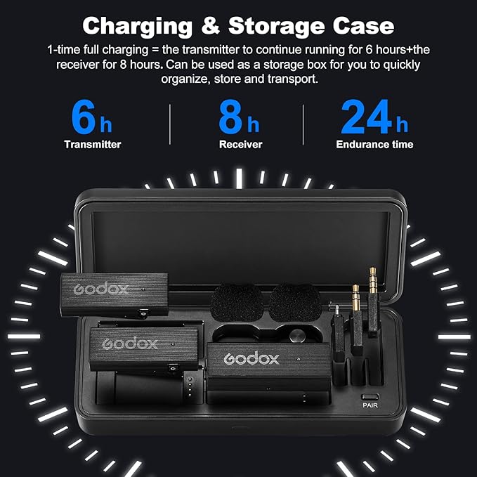 GODOX 【2025 Latest Model】 Movelink Mini LT Kit Wireless Microphone System - Image 4