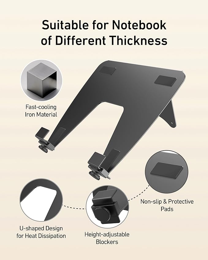 Laptop Tray for Monitor Arm - Image 2