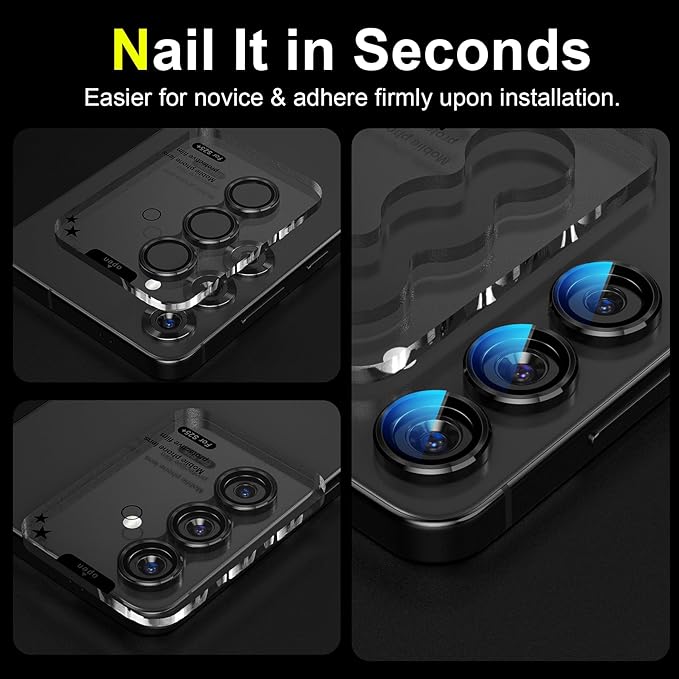 YWXTW Camera Lens Protector for Samsung Galaxy S25+ Plus Accessories 9H - Image 5