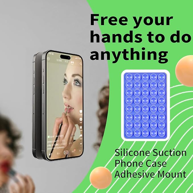 Silicone Double Octo Buddy-Sided Suction Phone Grip Detachable Mount - Image 3