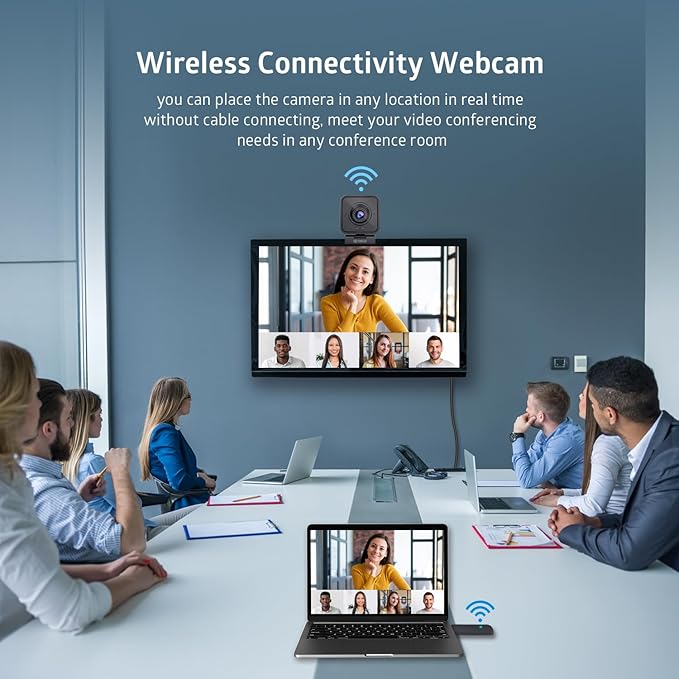 TOALLIN 1080P HD Wireless Webcam - Image 2