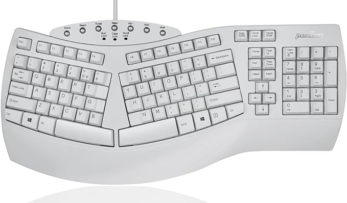 Perixx PERIBOARD-512W Periboard-512 Ergonomic Split Keyboard by PerixxComputerGmbH
