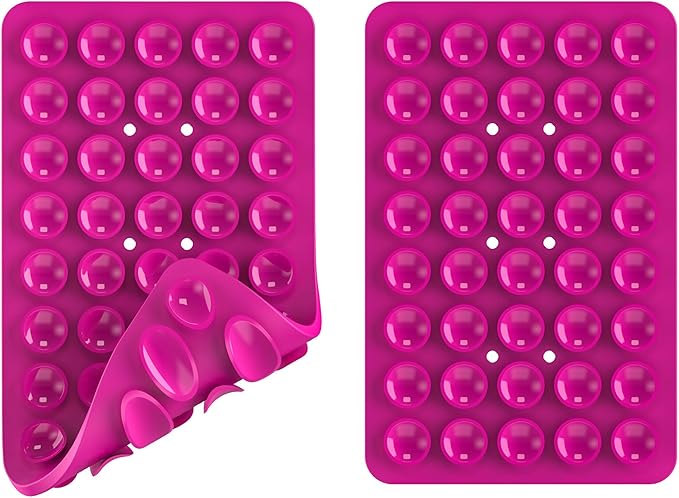 Silicone Double Sided Suction Phone Case Mount, Detachable Hands Free & Strong - Image 3