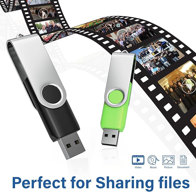 Flash Drives 2GB 20 Pack, Wooolken USB 2.0 Thumb Drives - Image 3