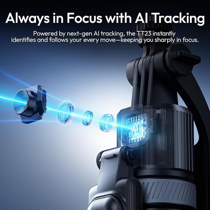 ULANZI TT23 64" Auto Face Tracking Tripod - Image 3