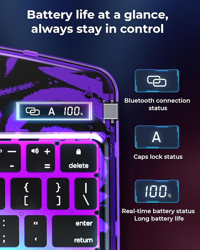SIEBITU Clear Wireless Keyboard Case - Image 5