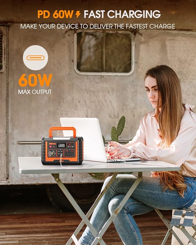 EBL Portable Power Station 1000W, Camping Solar Generator 270000mAh - Image 5