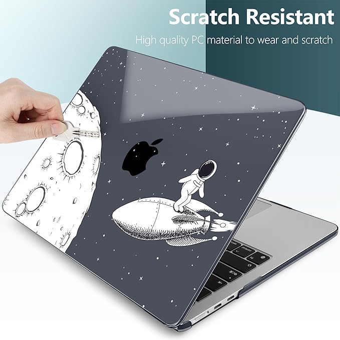 TWOLSKOO Compatible with M4 MacBook Air 13.6 inch Case 2025-2022 Release M4 - Image 4
